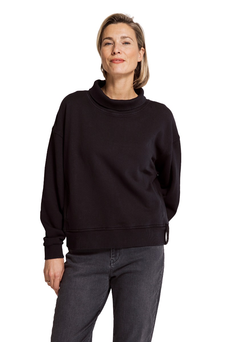 Zhrill Damen Sweatshirt Liv mit weitem Rollkragen