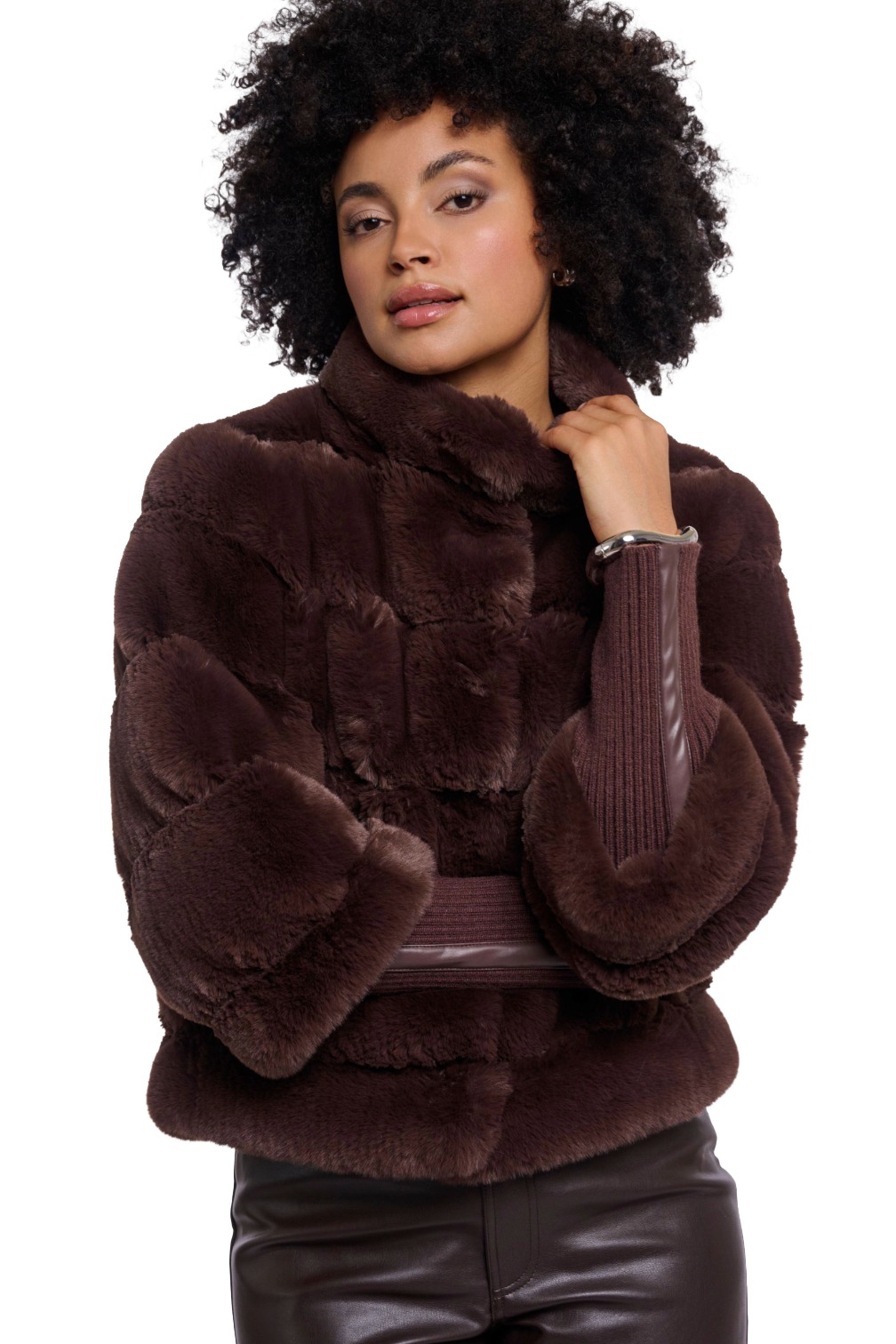 Rino & Pelle Feline Damen Plüschjacke
