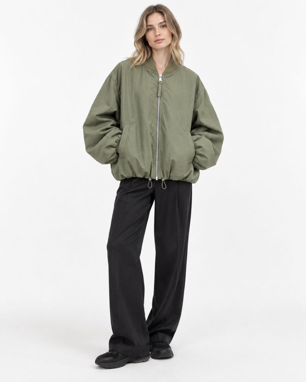 Blousonjacke mit seitlichen Taschen