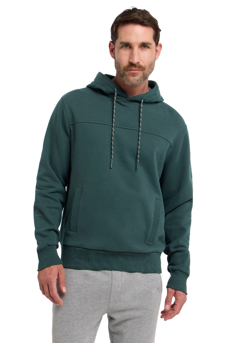 Elbsand Hannu Herren Hoodie mit Nahtdetails