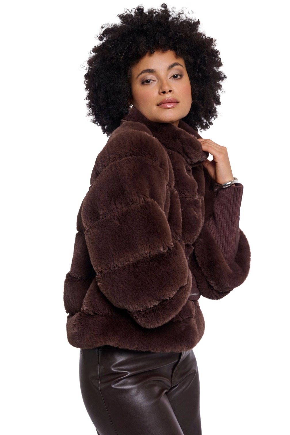 Rino & Pelle Feline Damen Plüschjacke