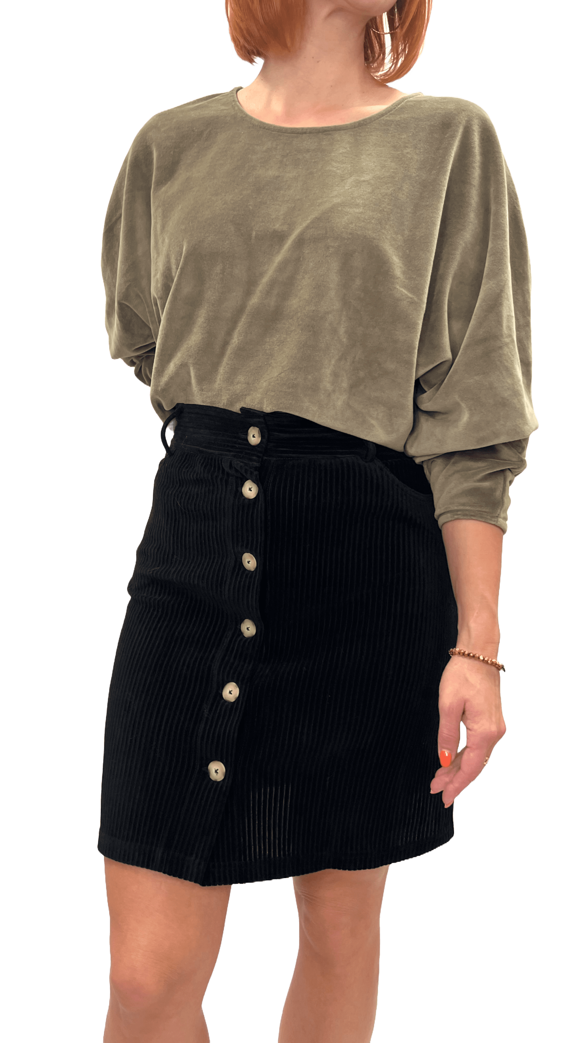 Blaumax Dina Damen Cord Rock