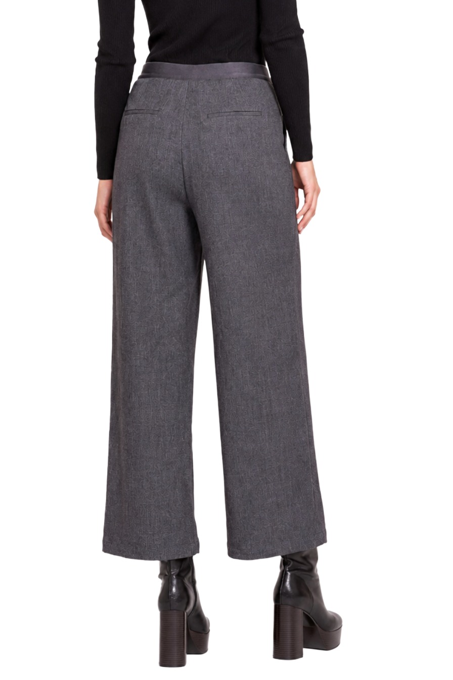 Zhrill Kelli Damen Hose mit weitem Bein & Bundfalten