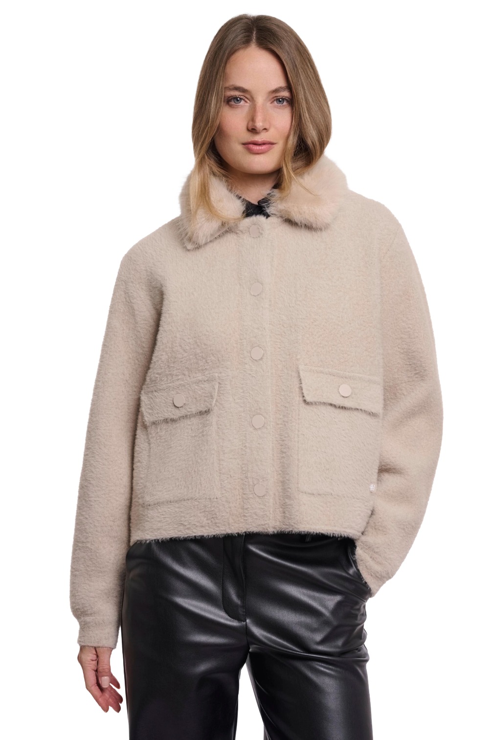 Rino & Pelle Nia Damen Jacke mit Fellkragen