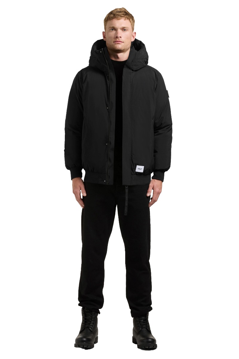 Khujo BENSON Herren Winterjacke im Blouson-Stil mit Kapuze