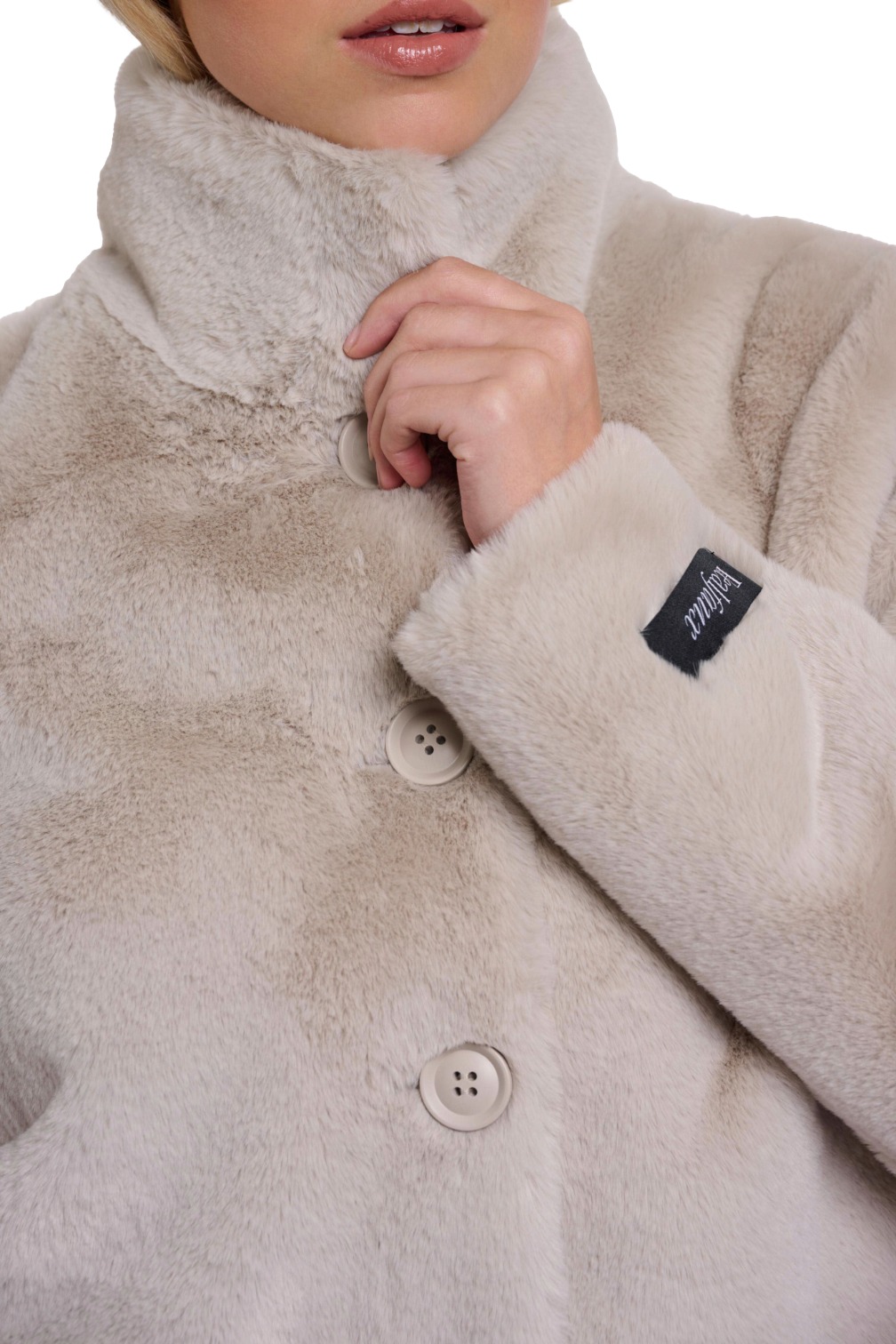 Rino & Pelle Vie kurze Damen Plüschjacke