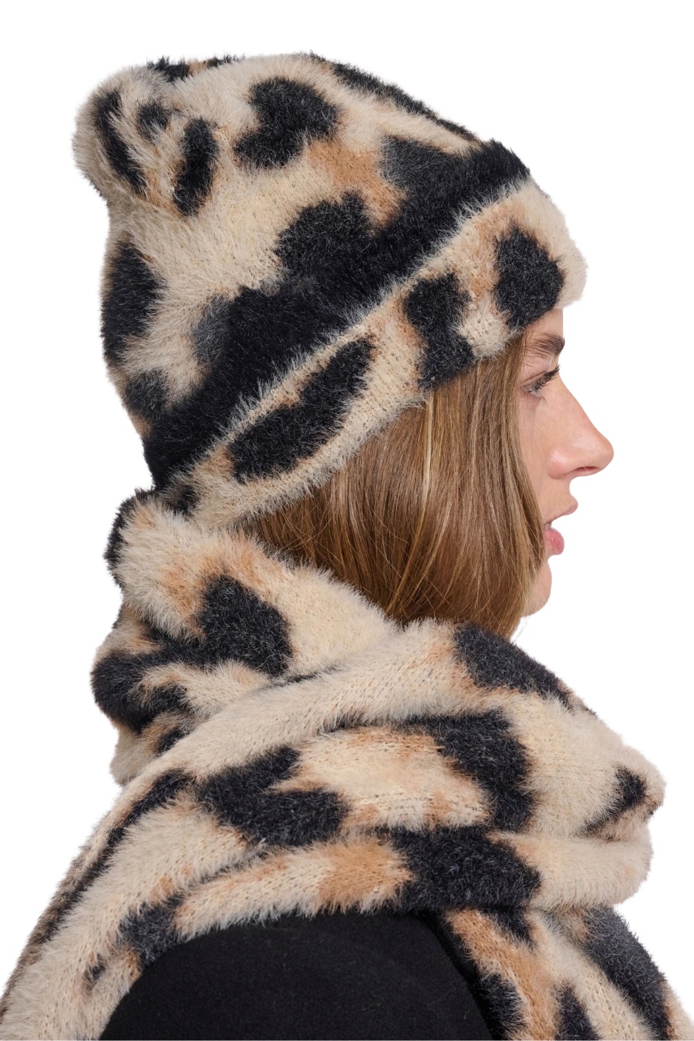 Rino & Pelle Raaza Damen Mütze im Leo-Look