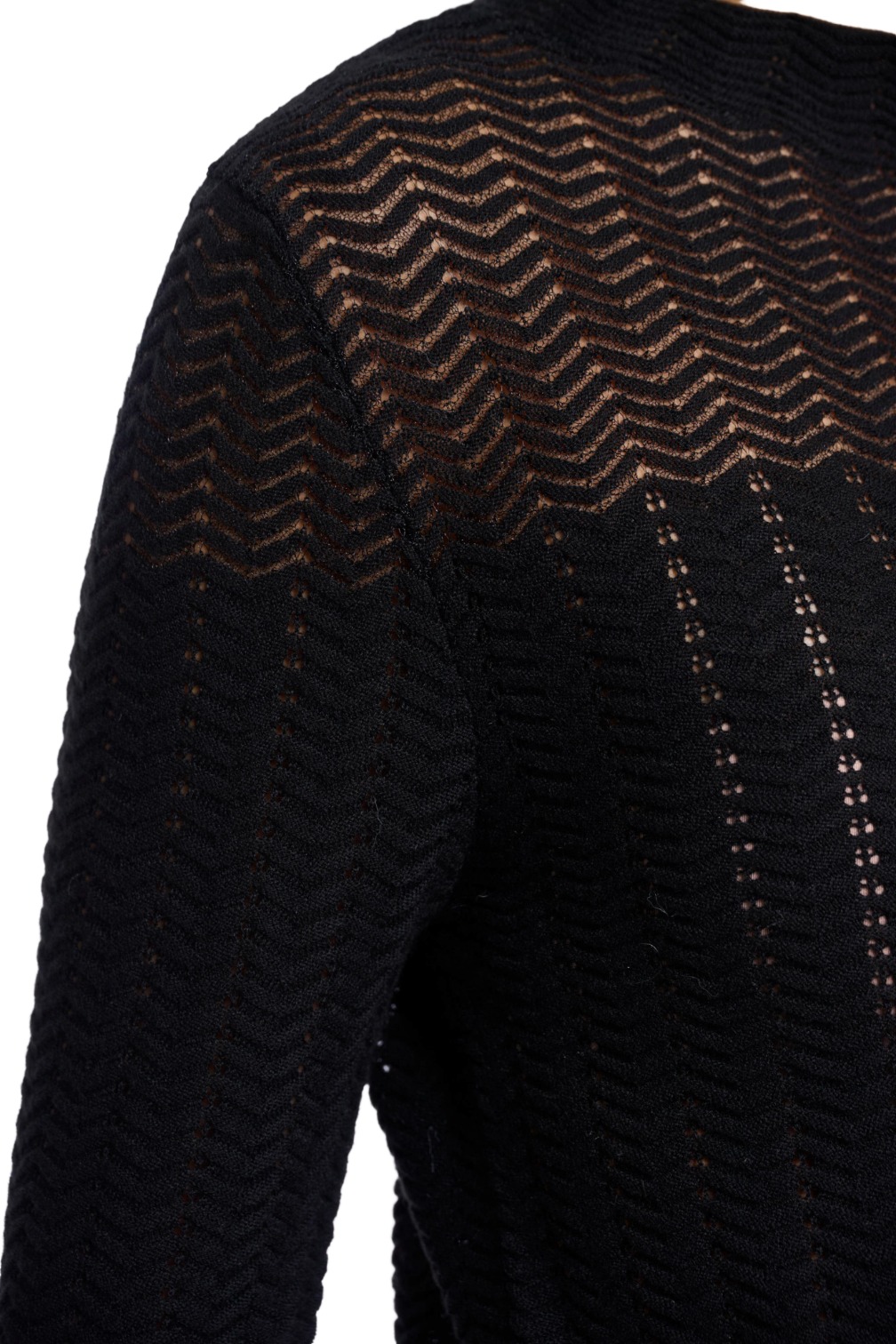 Rino & Pelle Ilvi Damen Ajour-Strickpullover mit Zickzackmuster