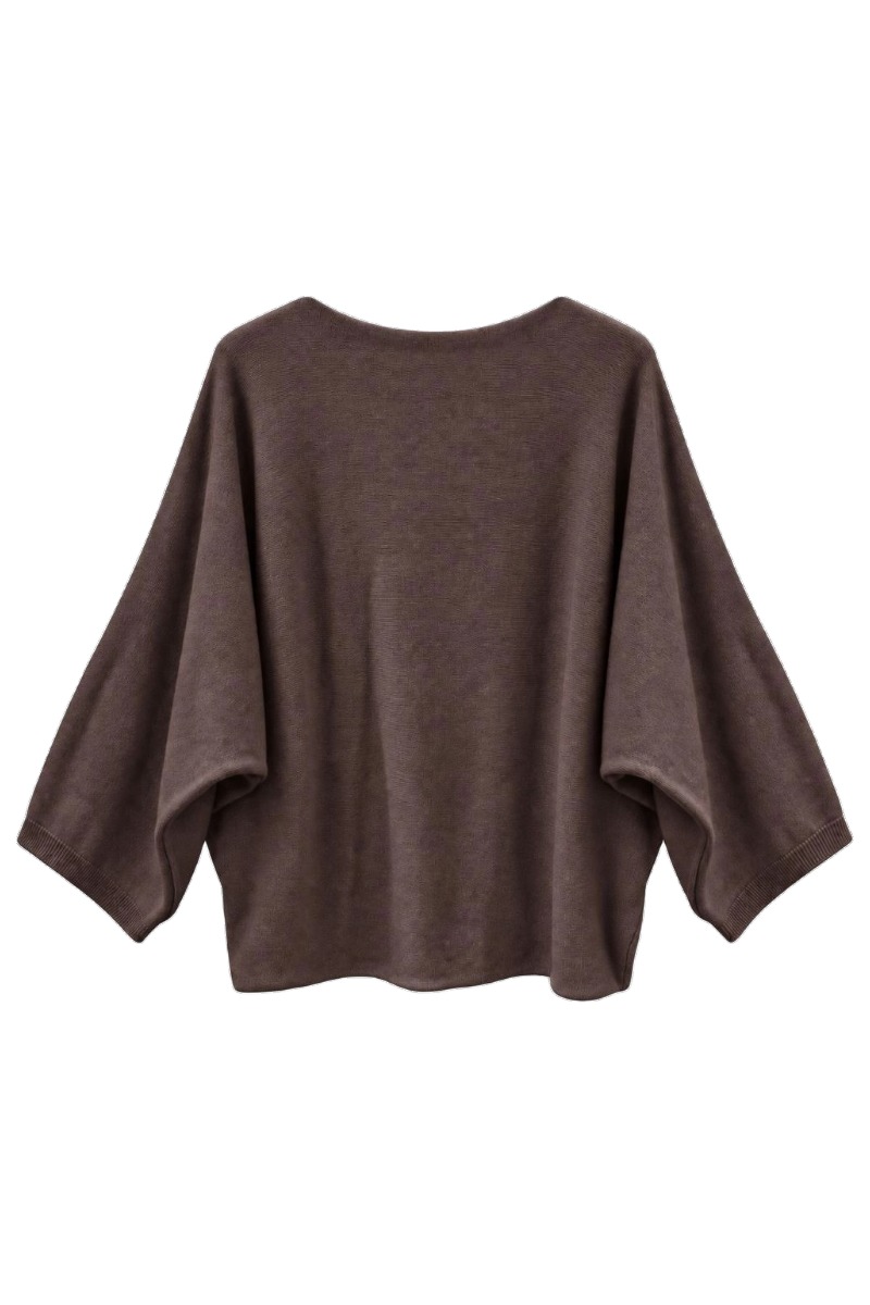 Oversized Feinstrickpullover mit Dolman Ärmeln