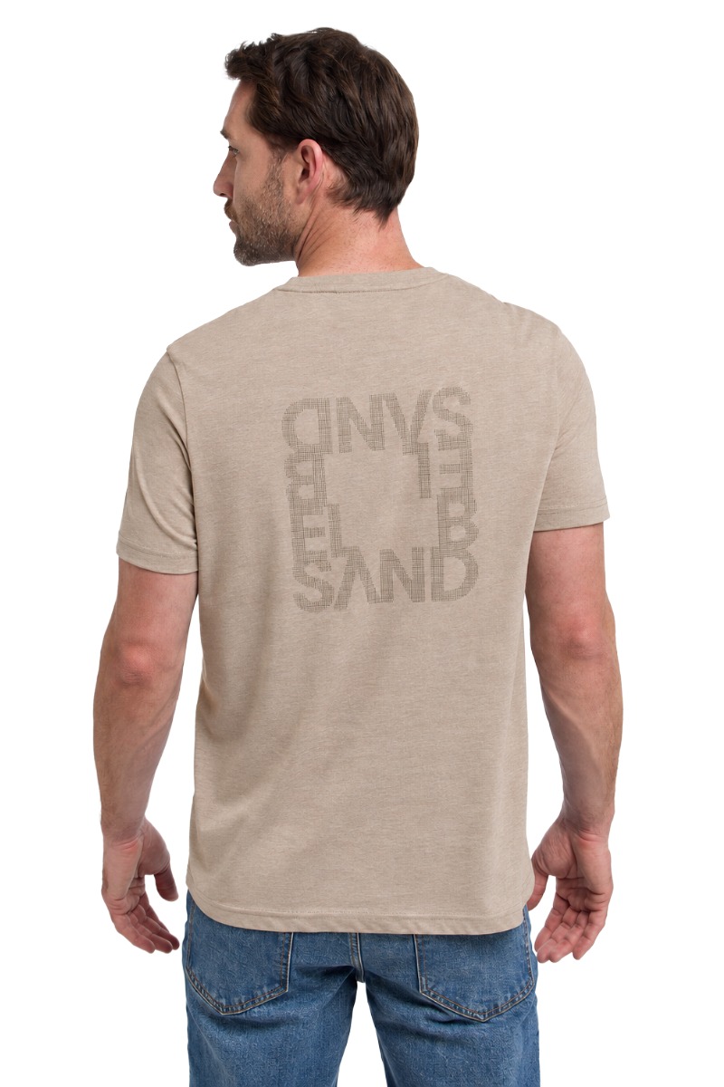 Elbsand Tian Herren T-Shirt mit Logo-Details