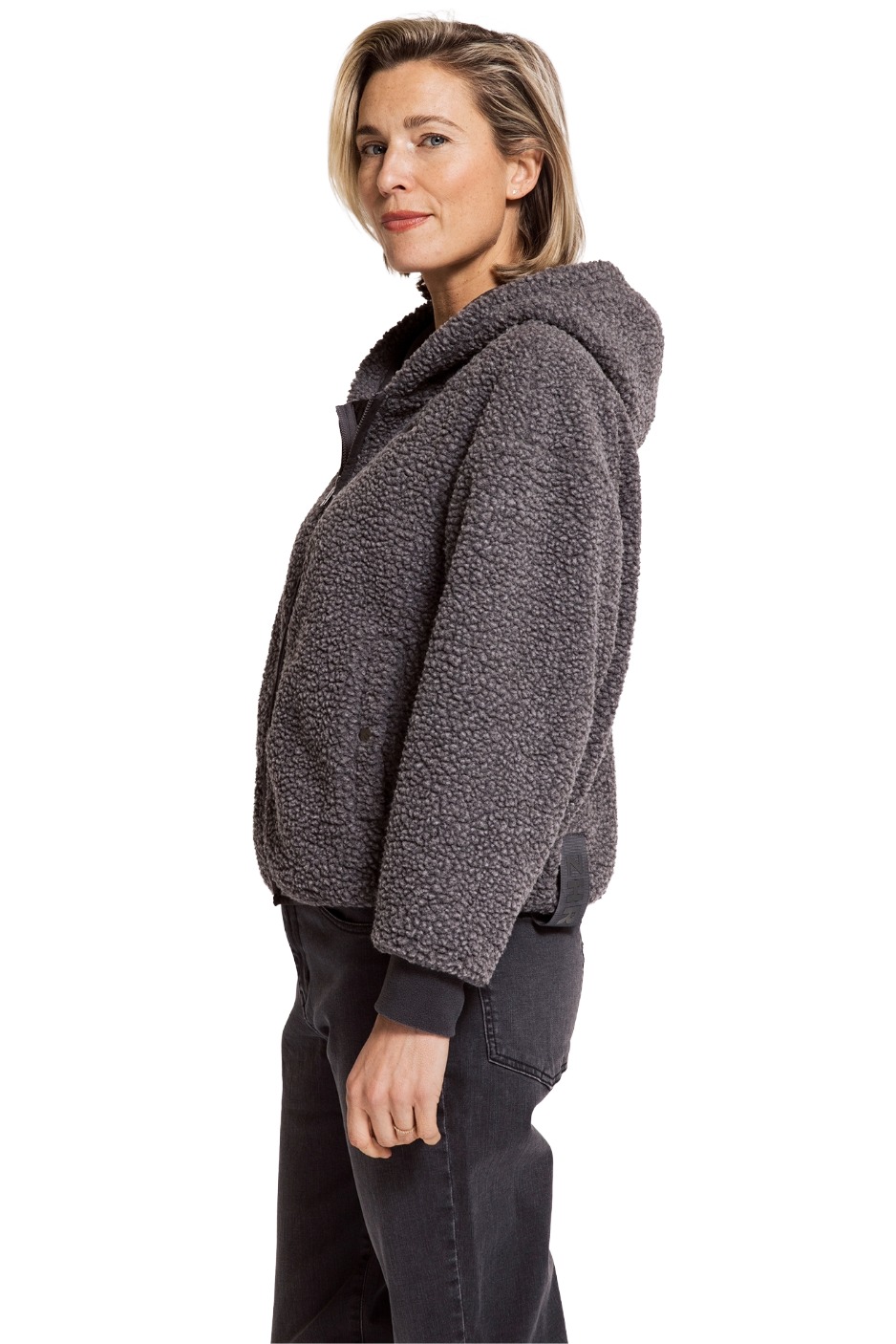 Zhrill Kulin Teddy-Jacke mit Kapuze