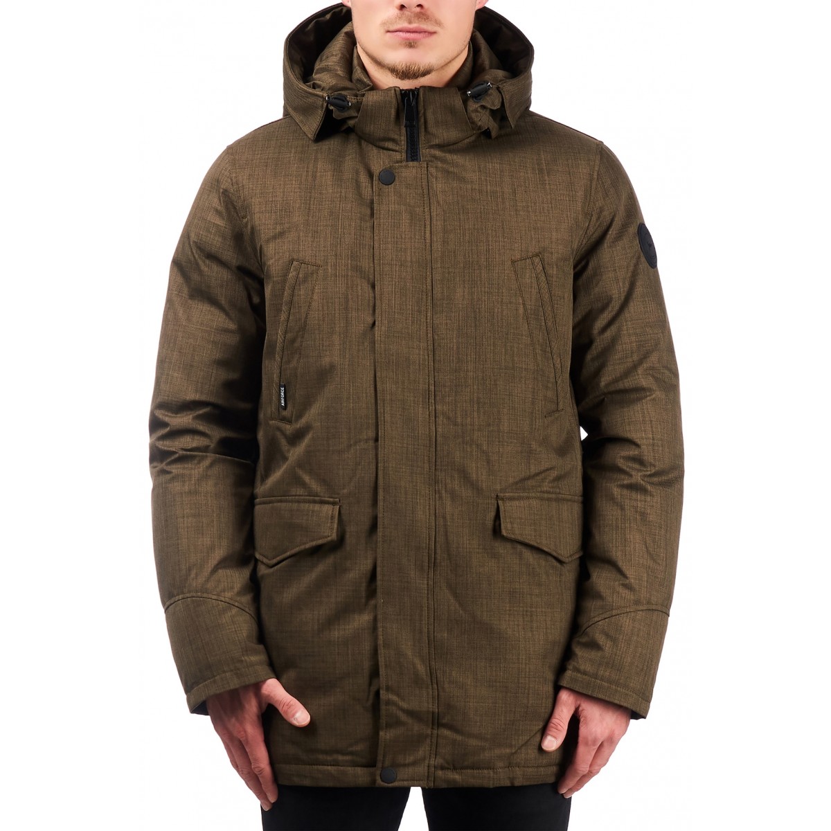 Airforce 2 Tone Artic Herren Parka mit Fellkragen