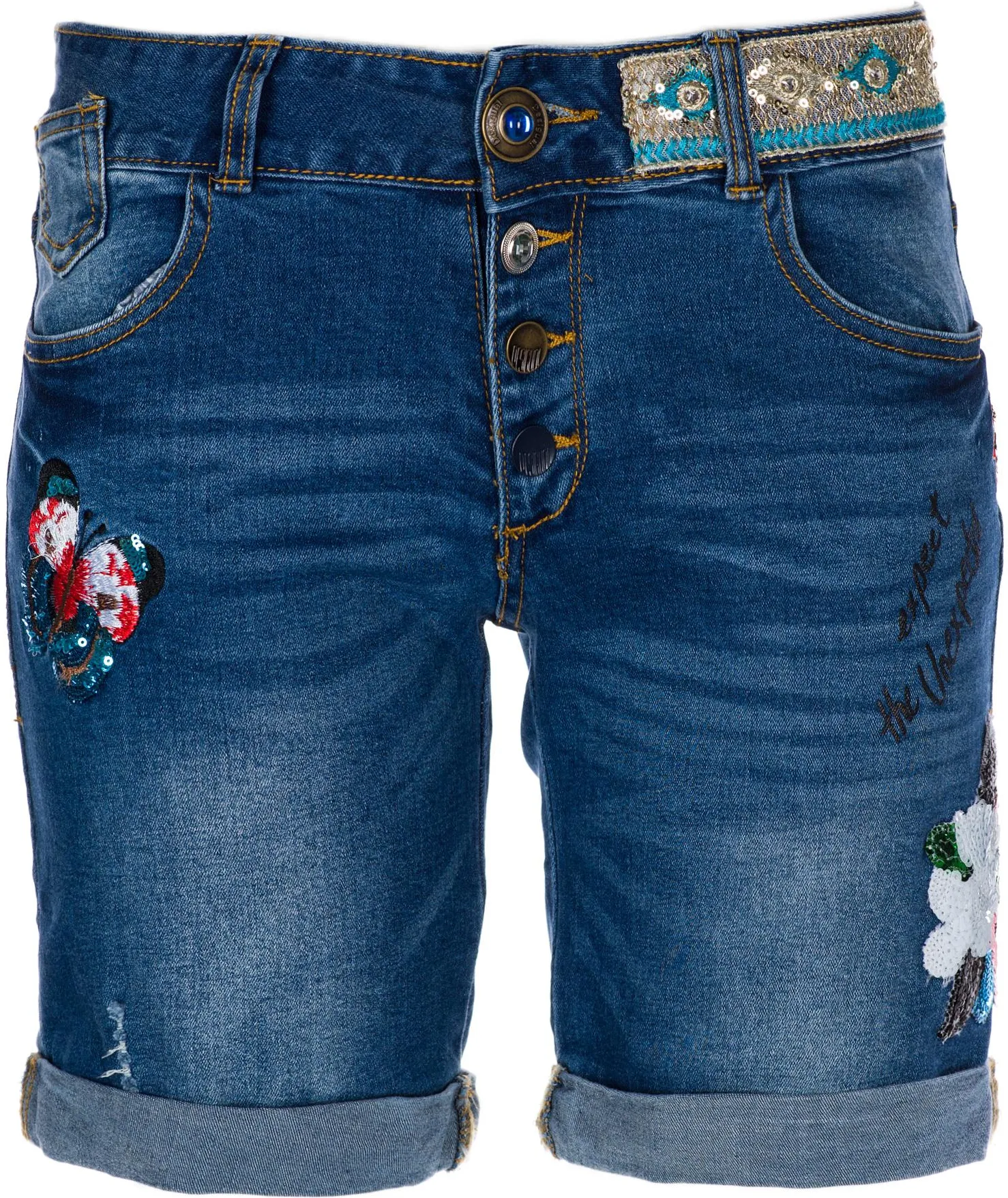 Desigual Magalie Damen Shorts denim