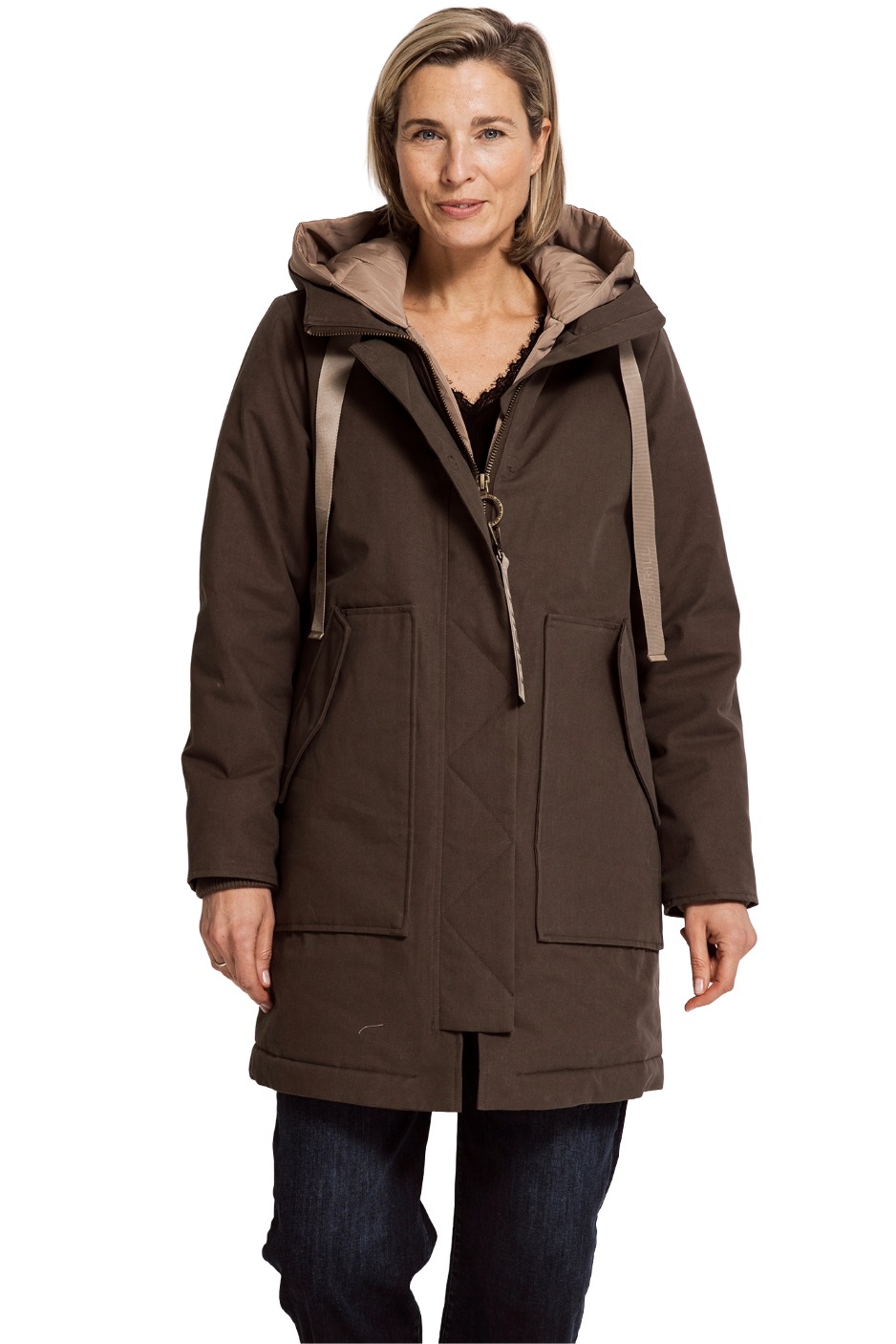 Zhrill Isoke Damen Parka mit Kapuze