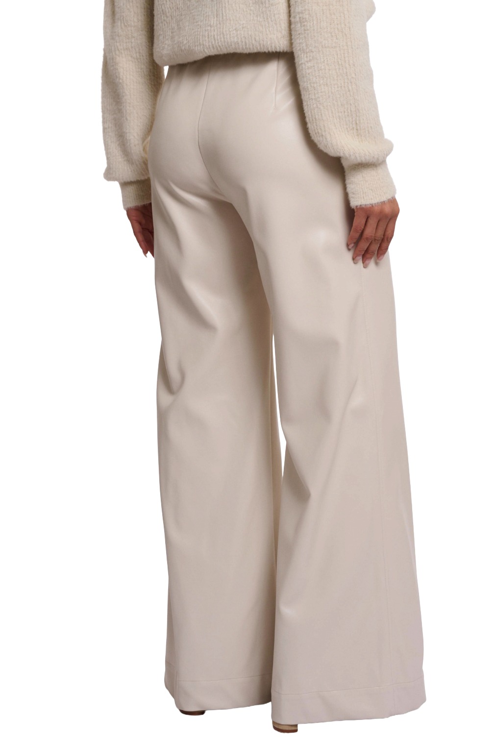 Rino & Pelle Therese Damen Kunstleder Marlenehose