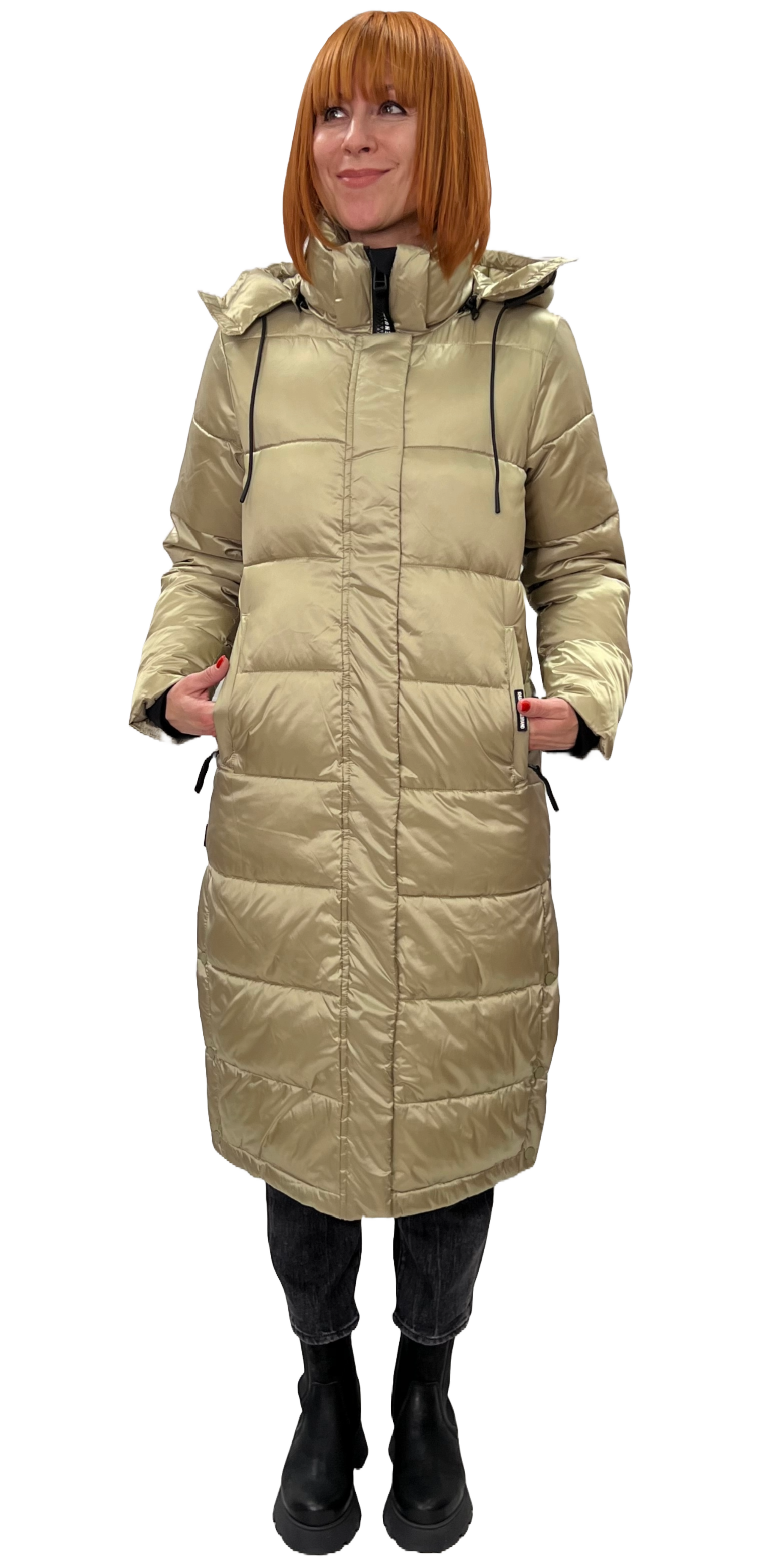 Khujo JULINA Satin Damen Steppmantel