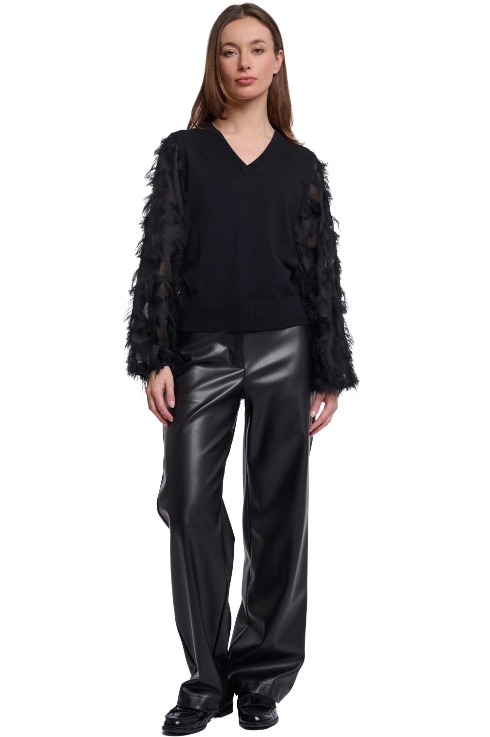 Rino & Pelle Rhode Damen Pullover mit Statement-Ärmeln