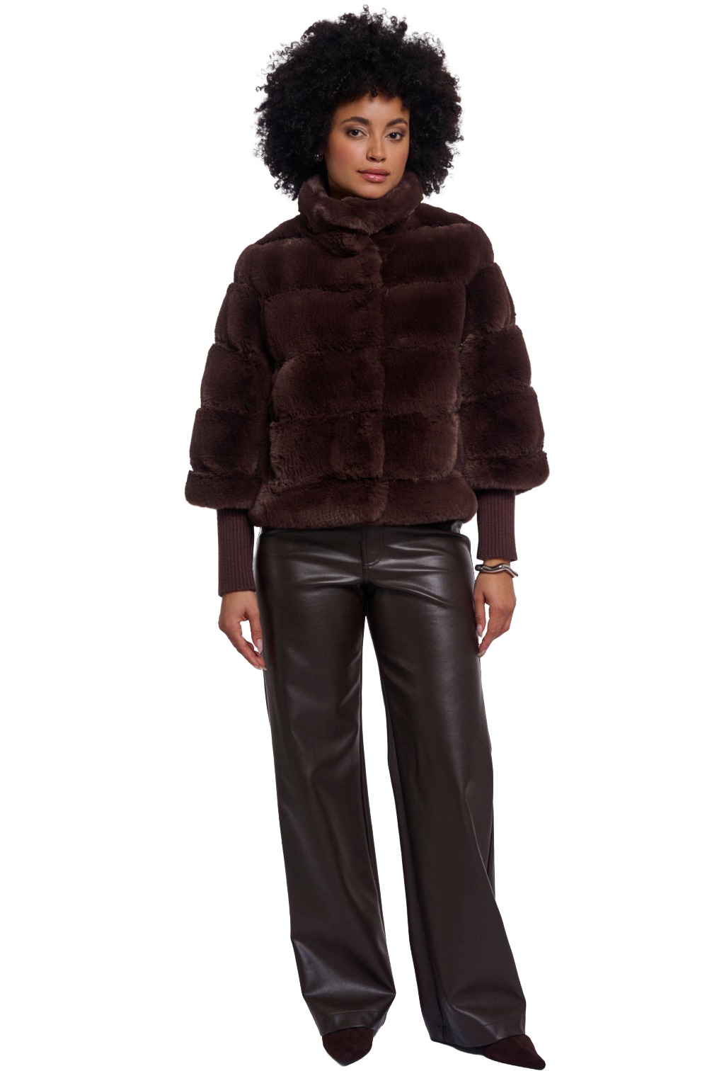 Rino & Pelle Feline Damen Plüschjacke