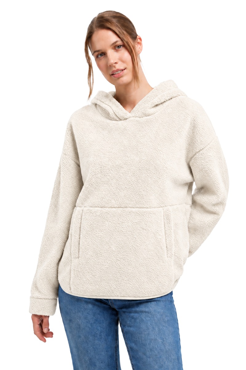 Elbsand Nelia Damen Teddy - Hoodie mit Logo-Details