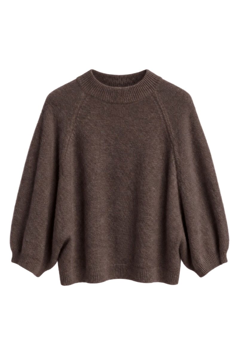 Weicher Damen Angora Strickpullover mit Rundhals