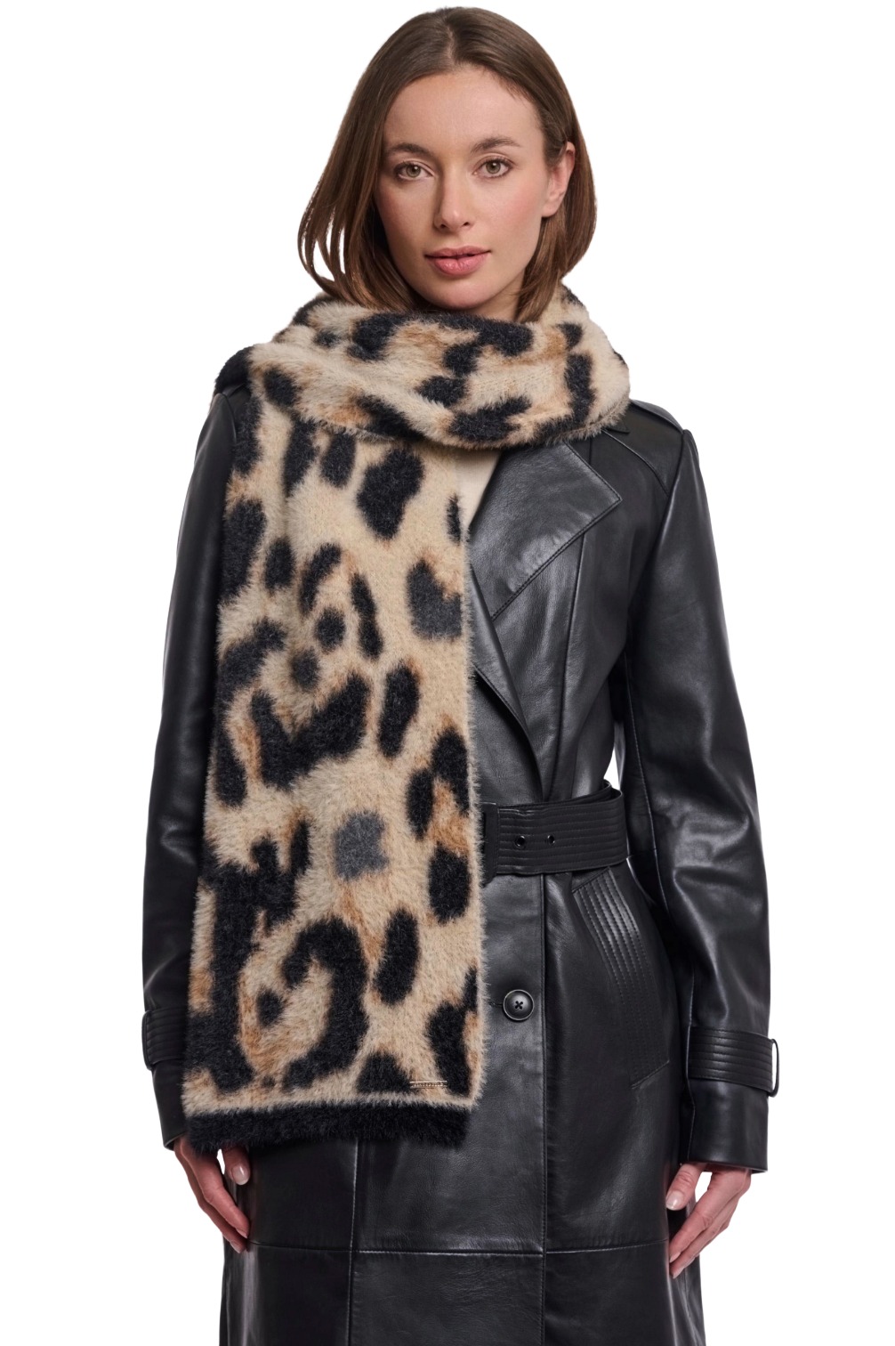 Rino & Pelle Tuli Damen Schal im Leo-Look