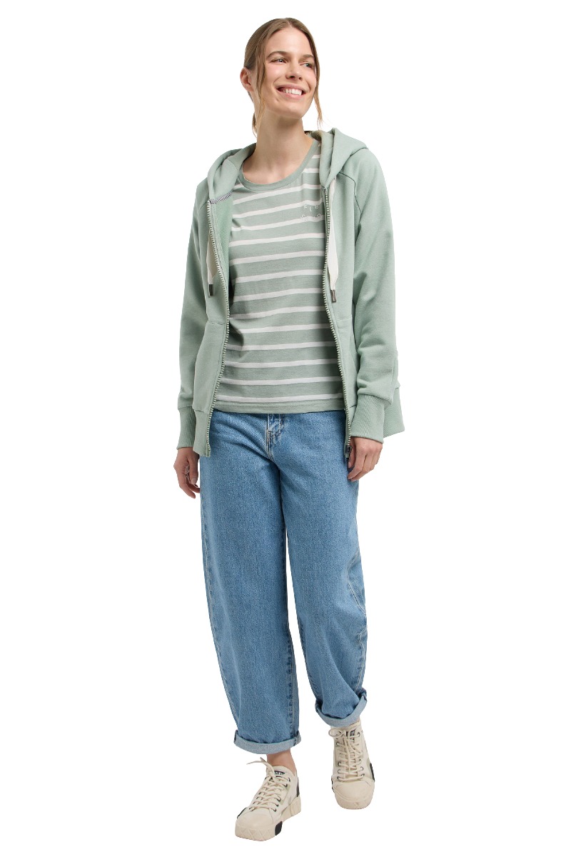 ELBSAND Kelina Kapuzen-Sweat- Jacke mit Logo-Stickerei