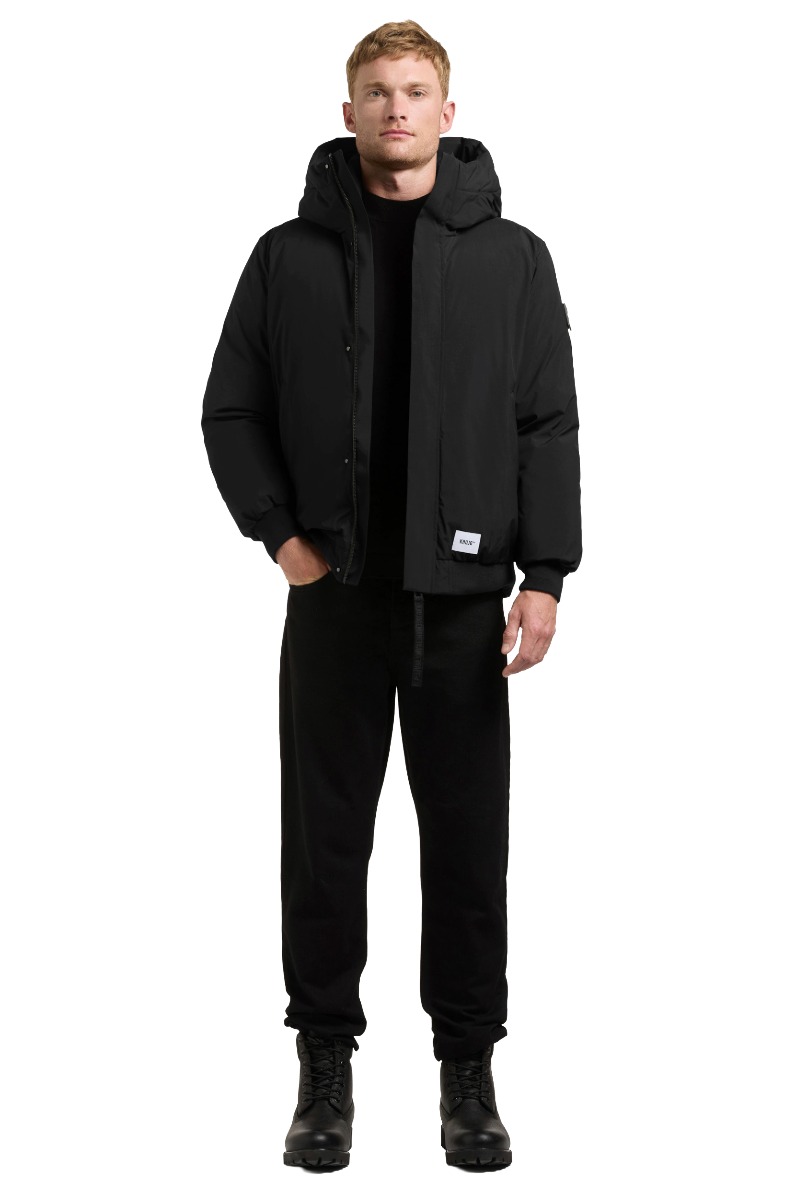 Khujo BENSON Herren Winterjacke im Blouson-Stil mit Kapuze