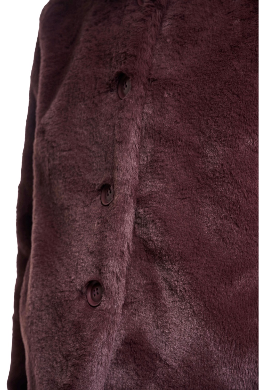 Rino & Pelle Vie kurze Damen Plüschjacke