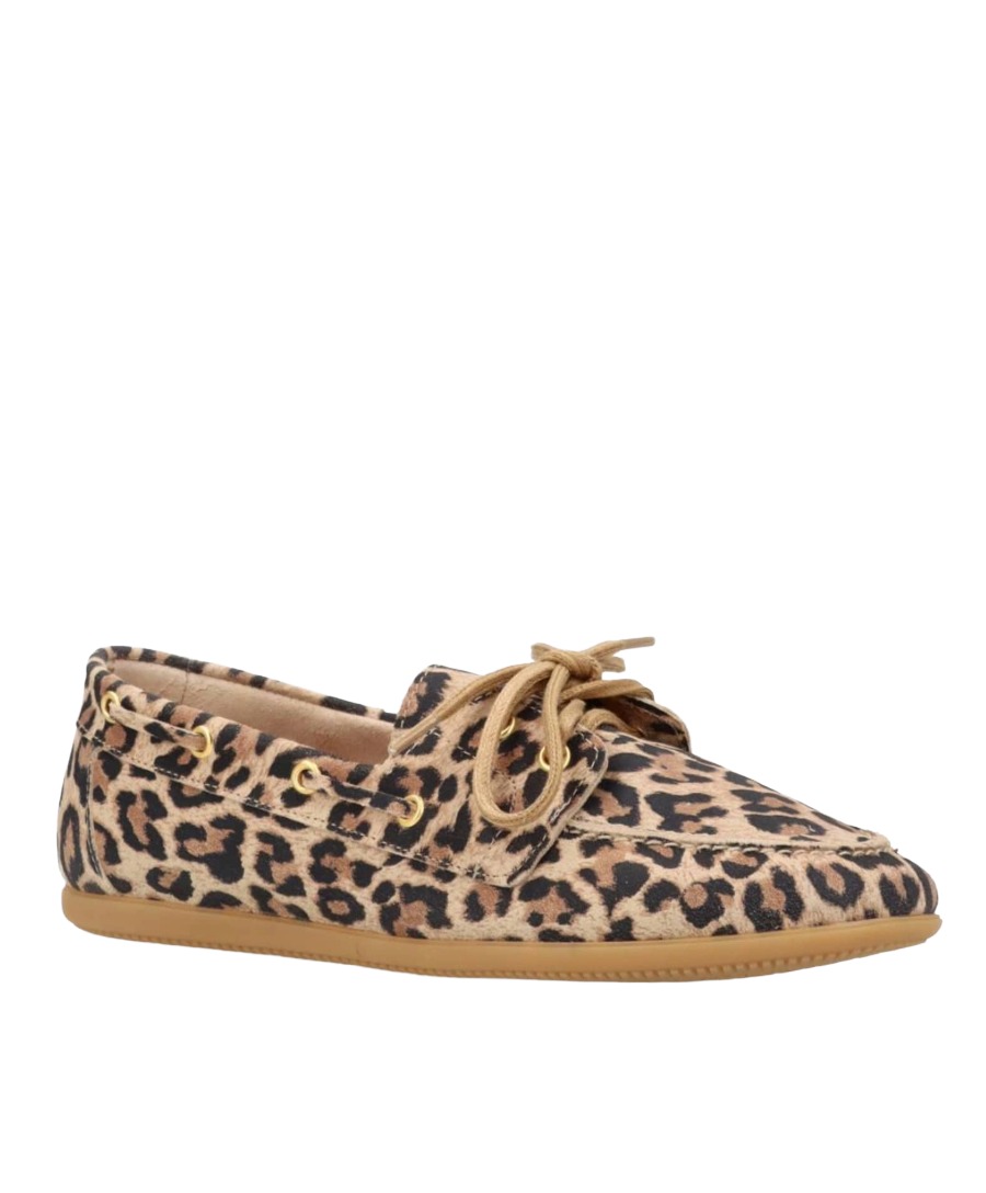 Shoedesign Copenhagen Core 5 Damen Loafer aus Veloursleder im Boat-Shoe-Stil