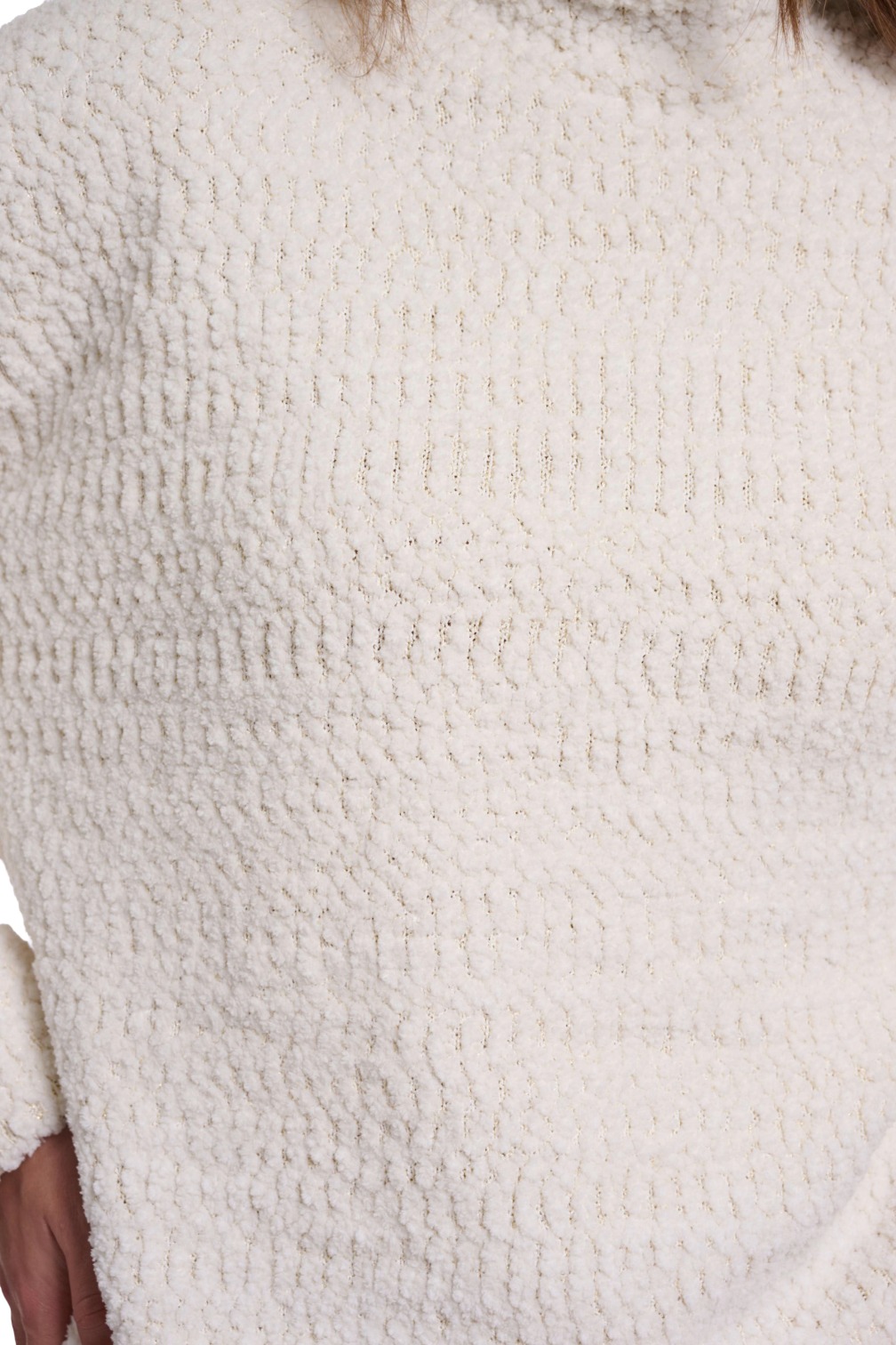 Rino & Pelle Mathilda Damen Strukturpullover mit Rollkragen