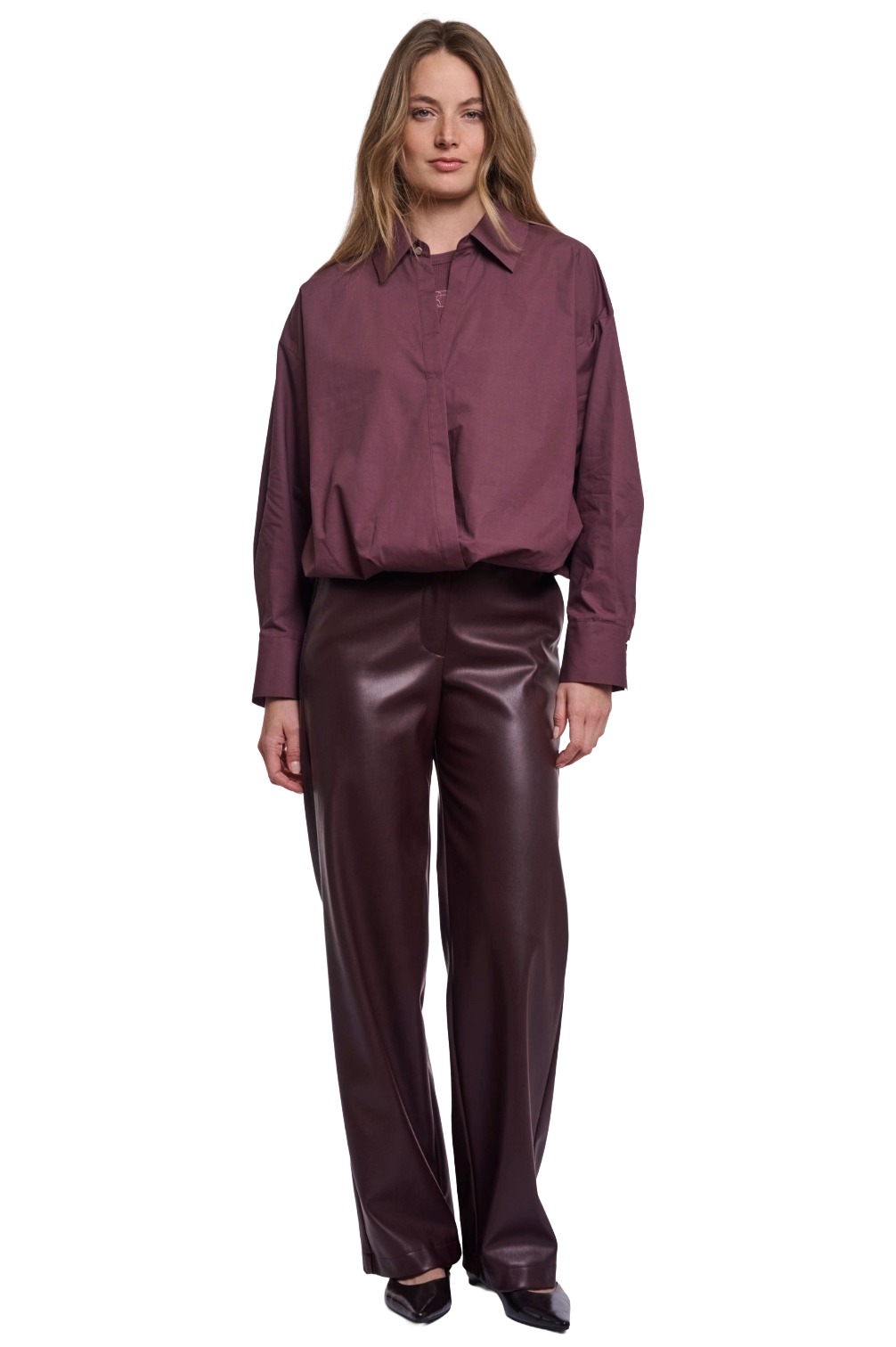 Rino & Pelle Nio Damen Bluse im Blouson-Schnitt