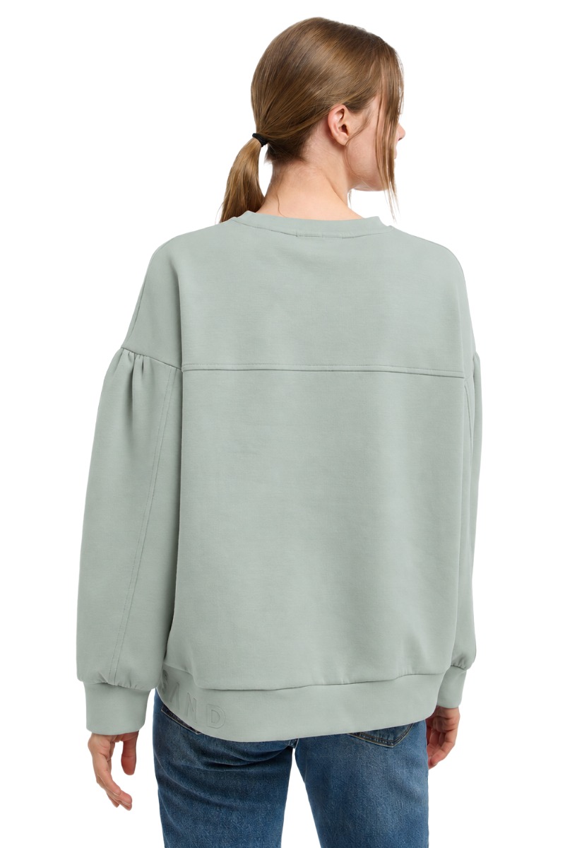 Elbsand Qivi Sweater Damen Sweatshirt mit Ballonärmeln