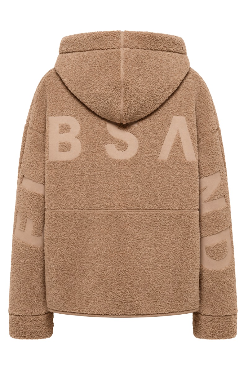 Elbsand Nelia Damen Teddy - Hoodie mit Logo-Details