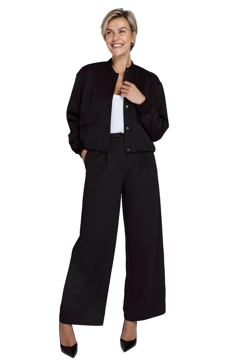 Zhrill Weeta Jacke – kurze Blousonjacke mit Druckknöpfen