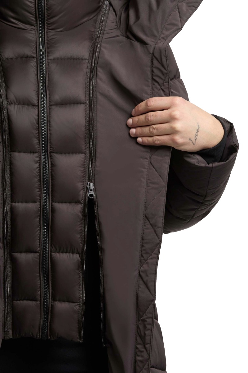 Khujo Kiera Damen Steppjacke mit Kapuze
