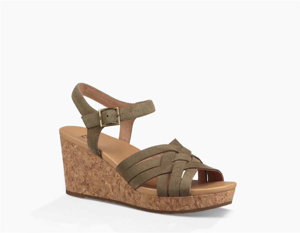 UGG Uma Damen Keil Sandale