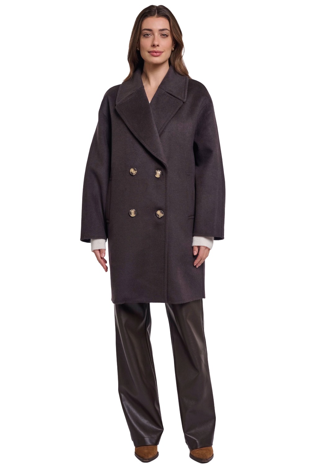 Rino & Pelle Geza Premium Wollmantel aus recycelter Wolle