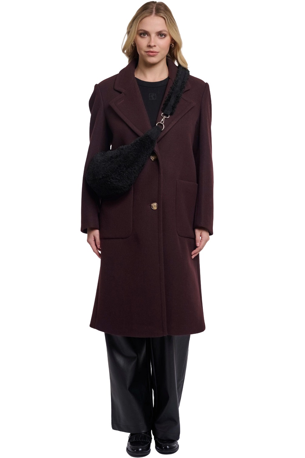 Rino & Pelle Stanly Damen Teddy Crossbody Bag