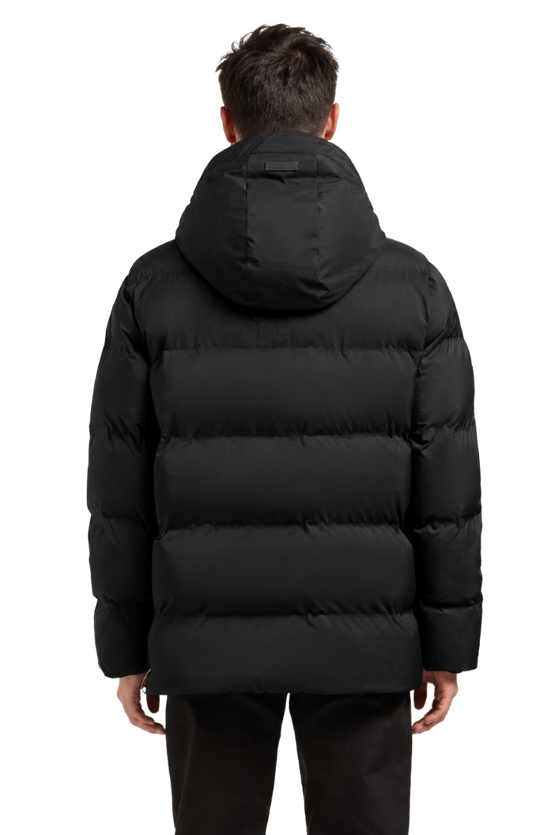 Khujo SILAS Herren Puffer-Steppjacke mit Kapuze und Brusttasche