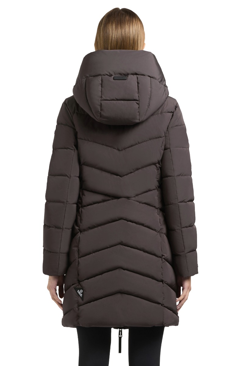 Khujo Kiera Damen Steppjacke mit Kapuze