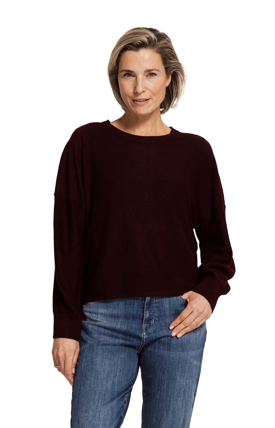 Zhrill Sasa Feinstrickpullover mit ZHRILL-Schriftzug
