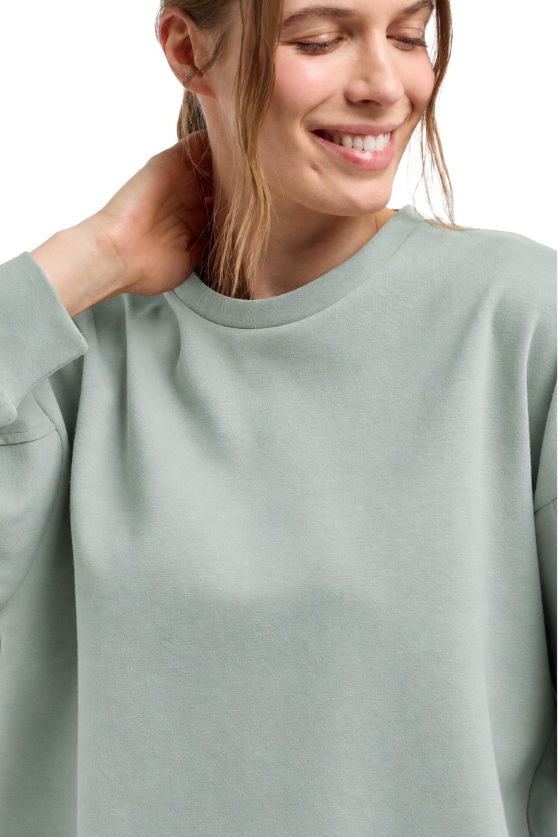 Elbsand Qivi Sweater Damen Sweatshirt mit Ballonärmeln