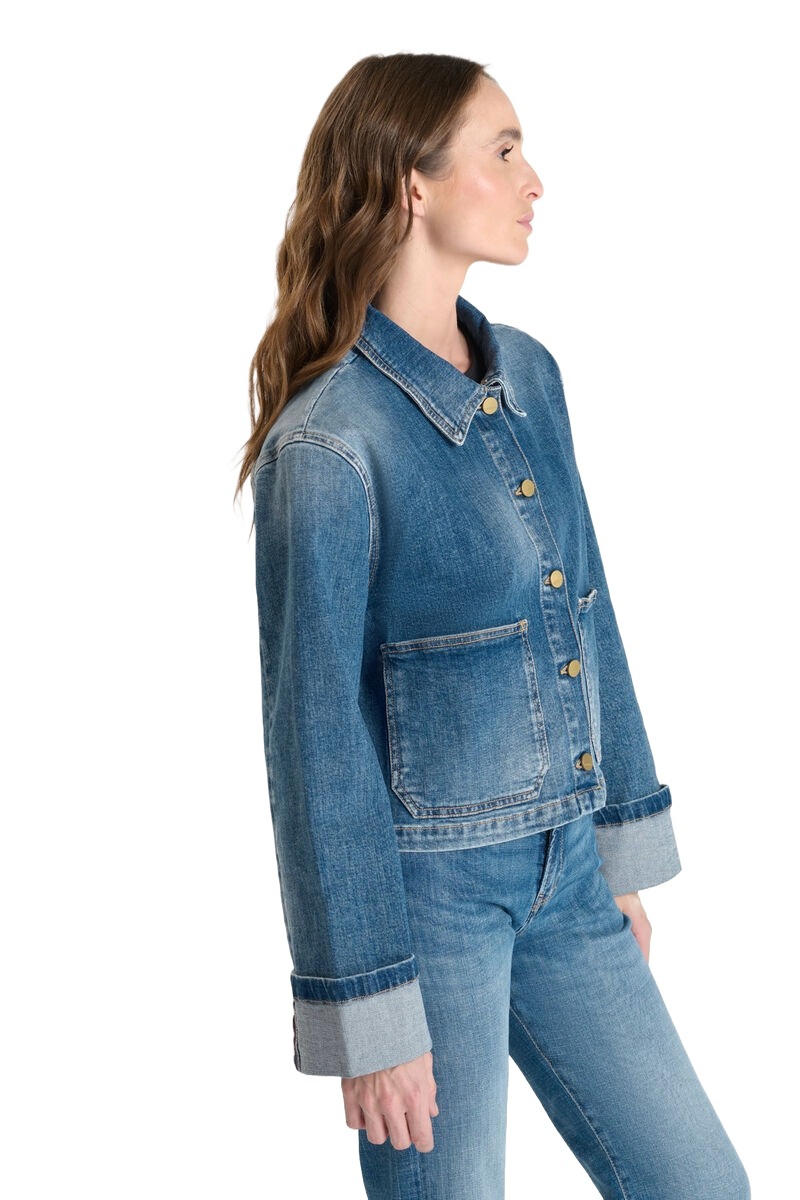 Damen Jeansjacke kastigem Schnitt von Le Temps des Cerises
