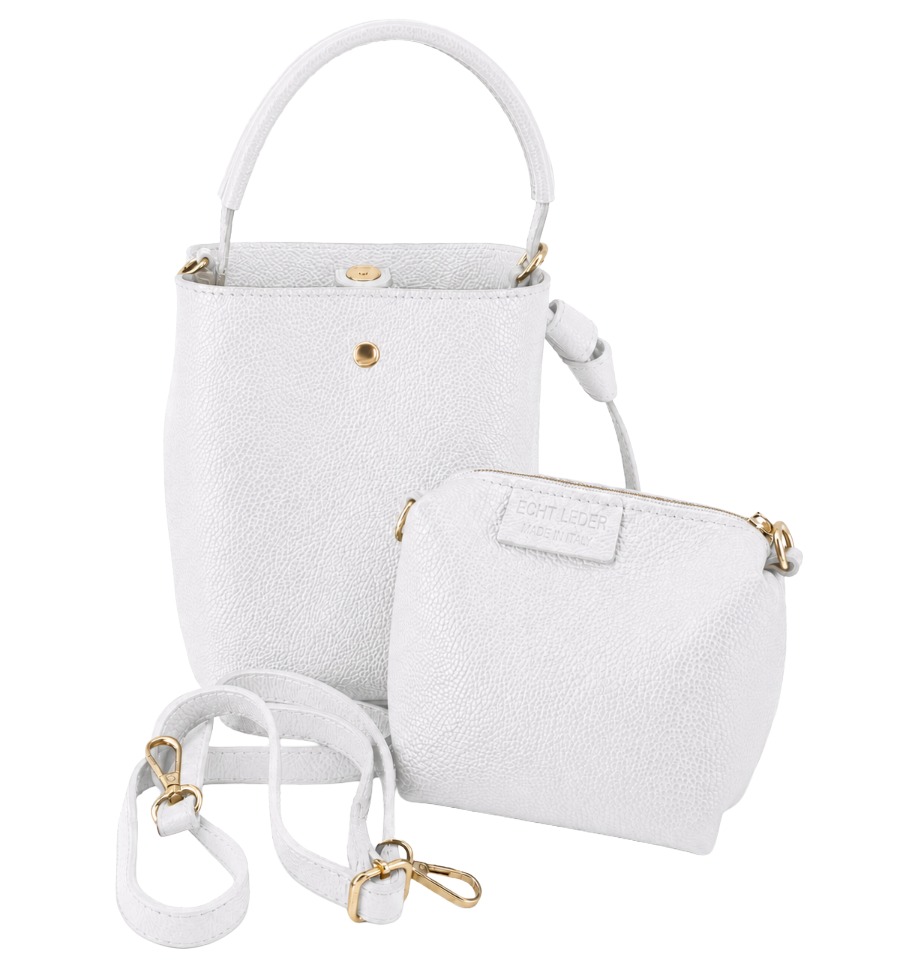 Elegante Henkel-Tasche mit Innentasche und Schultergurt