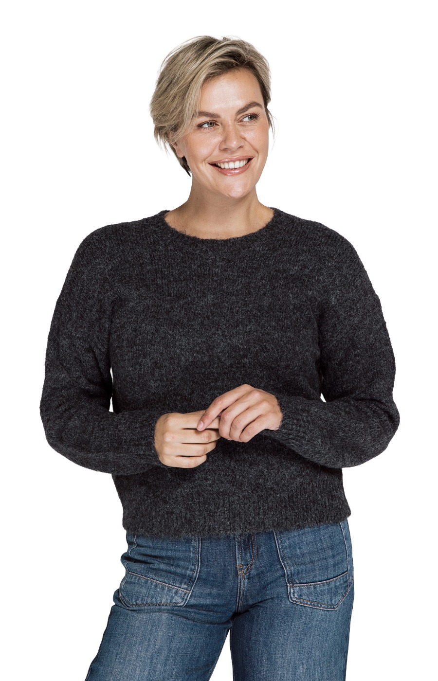 Zhrill Amihan Strickpullover - weicher Pullover mit Rundhalsausschnitt
