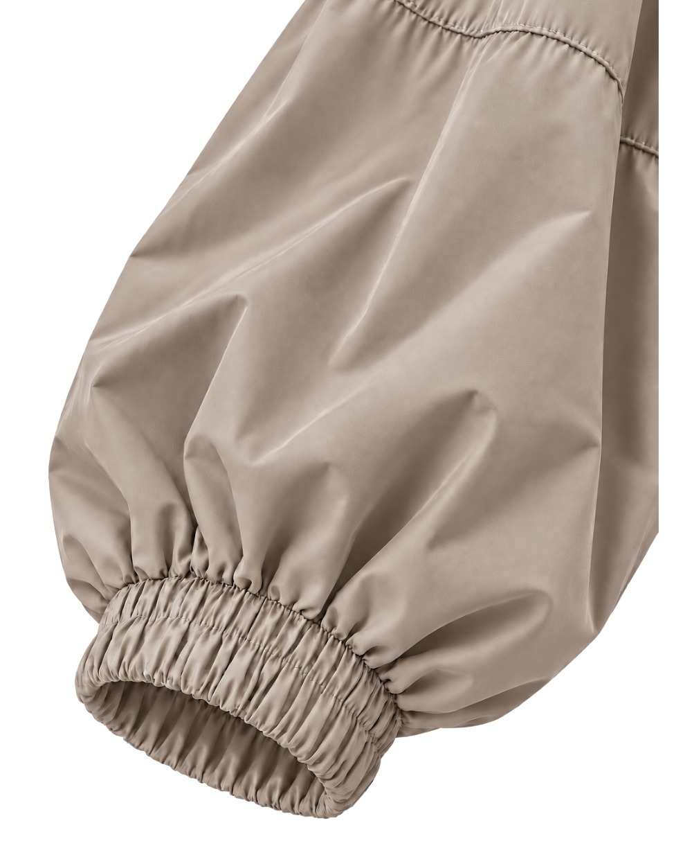 Ballon -Blousonjacke mit Stehkragen & Volumenärmeln