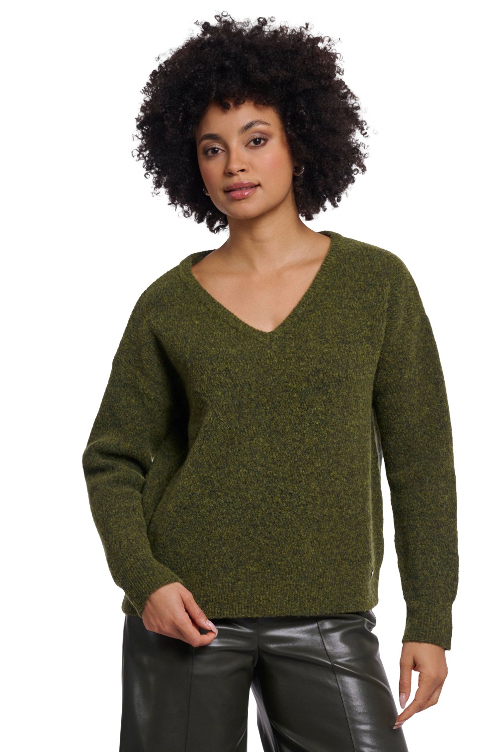 Rino & Pelle Ellise Damen V-Ausschnitt Strickpullover