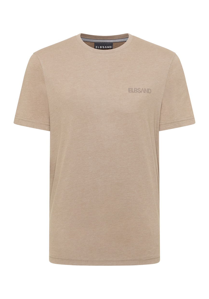 Elbsand Tian Herren T-Shirt mit Logo-Details