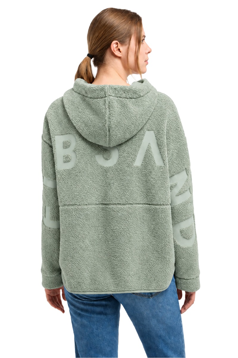 Elbsand Nelia Damen Teddy - Hoodie mit Logo-Details