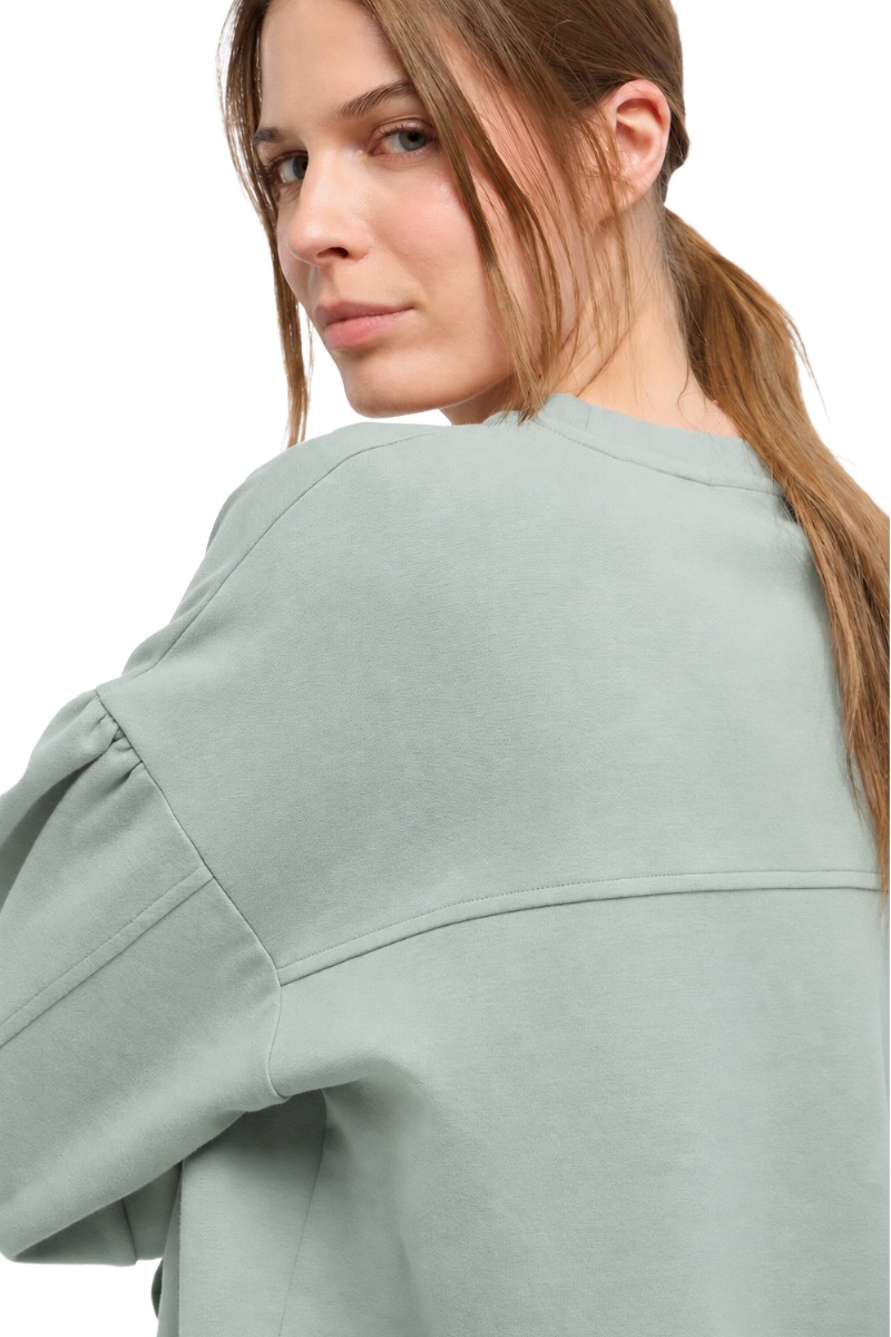 Elbsand Qivi Sweater Damen Sweatshirt mit Ballonärmeln